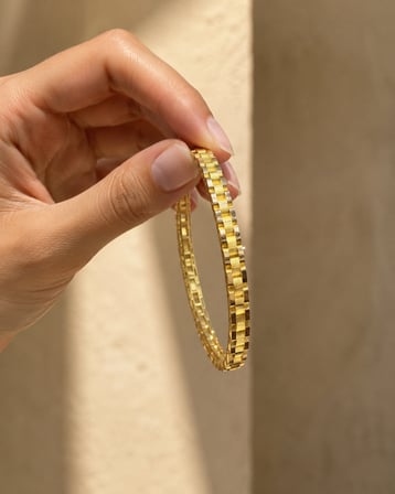 Roleks Model Kelepçe Bilezik – 8 Ayar-5,50 gr