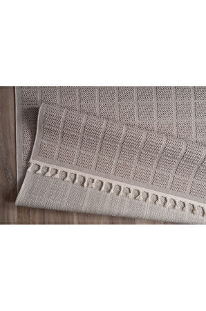 Bukle11880 Beyaz Yumuşak Dokulu Halı Kilim Salon Mutfak Koridor Kesme Yolluk Dokuma Makine Halısı