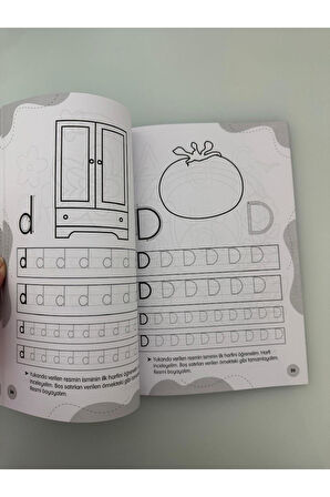 Eğlenceli Harfler Etkinlikli Boyama Kitabı (1 Adet)