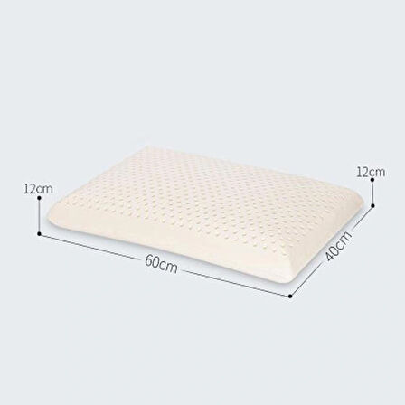 SOUB SLEEP %100 Lateks Yastik 1000gr 40X60 Tombul Kalıp