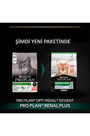 ProPlan Pro Plan Sterilised Salmon Somon Kısırlaştırılmış Cat Food Adult Kedi Maması 3KG