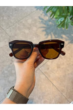 Stane Trend Renk Acı Kahverengi popüler Güneş Gözlüğü Uv400 Koruma