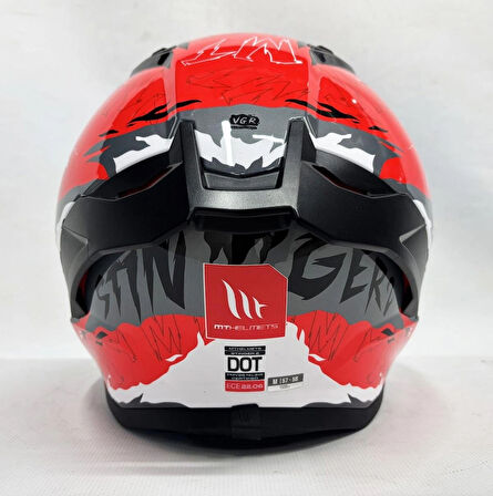 MT Stinger 2 Ardent C5 Parlak Renk Şefaf Vizörlü V-28B M