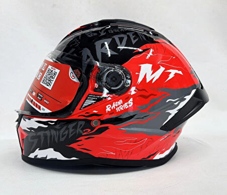 MT Stinger 2 Ardent C5 Parlak Renk Şefaf Vizörlü V-28B XL