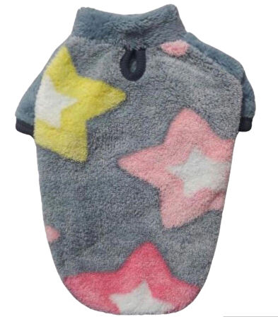 Gedyco Stars Premium Peluş Orta Irk Köpek Sweatshirtü 
