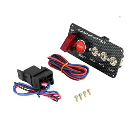 Her Araca Uyumlu Start Stop Düğme 3 Kademeli