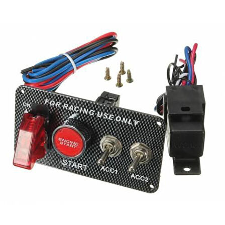 Her Araca Uyumlu Start Stop Düğme 2 Kademeli