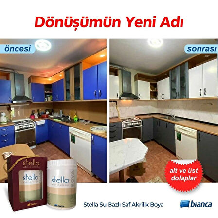 BİANCA STELLA SU BAZLI SAF AKRİLİK BOYA 1 LİTRE SEHER YELİ