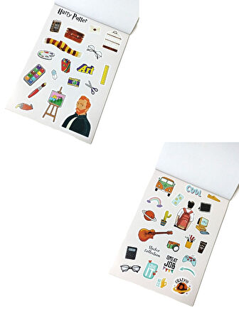 Hayal Sepeti DIY Sticker Book Sticker Kitabı Soft Edition 24x17cm  600+