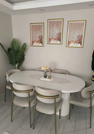 Stil Metal Mutfak Cafe Restorant Ofis Sandalyesi 6 Adet