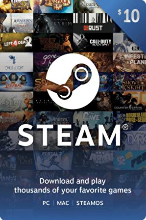 Steam 10 usd