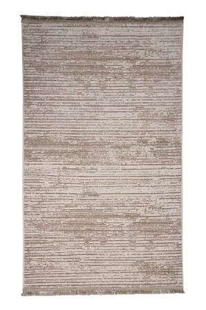 Saten Halı Modern Kaymaz Tabanlı Yıkanabilir Salon Oturma Odası Halısı Düz Çizgi Desen