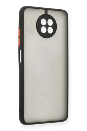 Redmi Note 9 5G Kılıf Montreal Silikon Kapak - Siyah