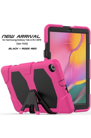 Galaxy T510 Tab A 10.1 Kılıf Griffin Tablet Kapak - Pembe