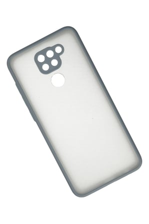 Redmi Note 9 Kılıf Montreal Silikon Kapak - Gri