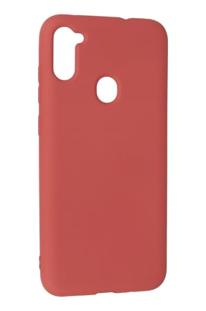 Galaxy A11 Kılıf Nano Içi Kadife Silikon - Kiremit