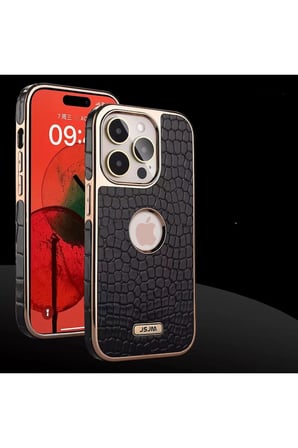 Iphone 14 Pro Kılıf Snake Kapak - Koyu Yeşil