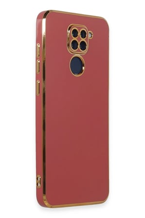 Redmi Note 9 Kılıf Volet Silikon - Kırmızı