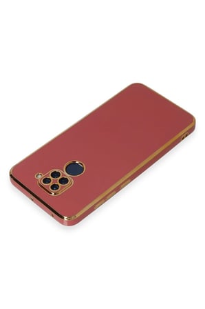 Redmi Note 9 Kılıf Volet Silikon - Kırmızı