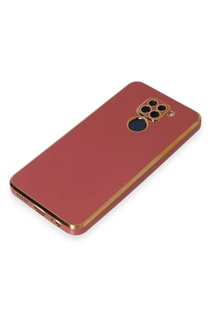 Redmi Note 9 Kılıf Volet Silikon - Kırmızı