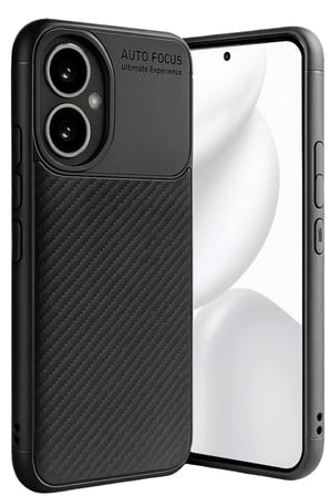Honor 400 Kılıf Auto Focus Karbon Kapak - Siyah