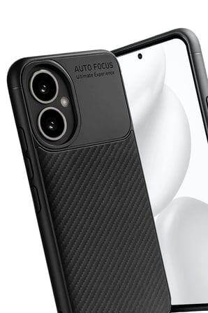Honor 400 Kılıf Auto Focus Karbon Kapak - Siyah
