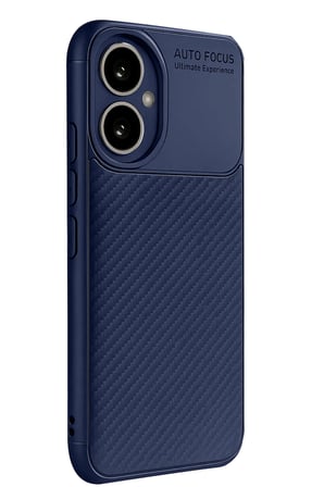 Honor 400 Kılıf Auto Focus Karbon Kapak - Lacivert