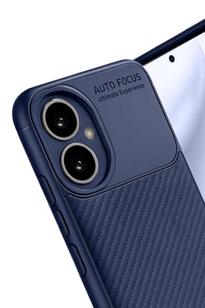 Honor 400 Kılıf Auto Focus Karbon Kapak - Lacivert