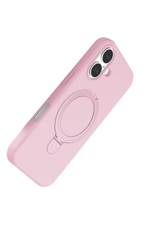 Iphone 16 Regal Magsafe Standlı Kapak - Açık Pembe