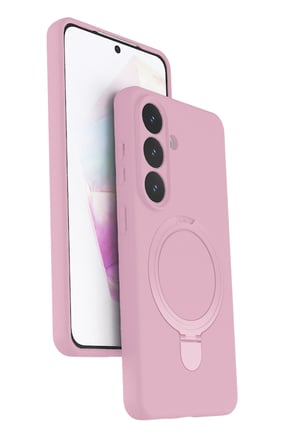 Galaxy S26 Regal Magsafe Standlı Kapak - Açık Pembe