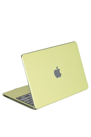 Macbook Neo Şeffaf Macbook Kapak - Yeşil