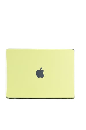 Macbook Neo Şeffaf Macbook Kapak - Yeşil