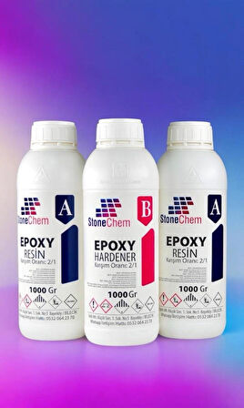 Ultra Şeffaf Epoksi Reçine 3KG