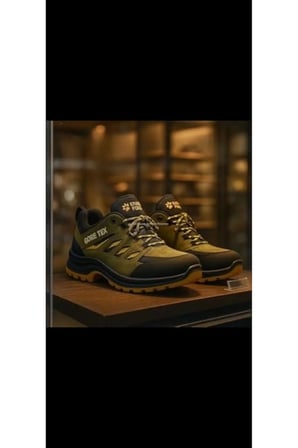 Foot İş Güvenliği Ayakkabısı, Gore Tex Çift Yoğunluklu Taban, Anti-Slip Kaymaz, Şok Emici, Süet İş Güvenlik Ayakkabısı