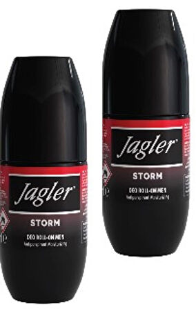 Jagler Storm Roll-on Deodorant 50 Ml - Uzun Süreli Koruma, Ferah His 2 ADET