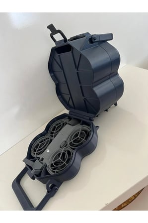 DJI Neo2 Uyumlu Pro-Case: 61mm Ek Bölmeli ve Askılı Koruma Çantası