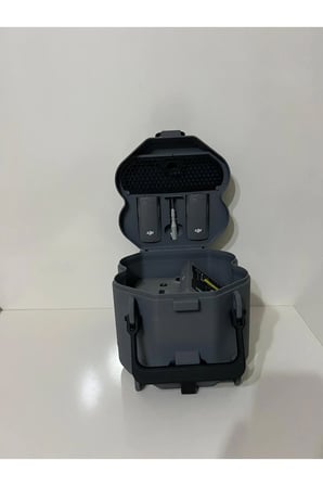 DJI Neo 2 Uyumlu Sert Taşıma Çantası (95mm Ek Bölmeli + 2 Batarya Yuvalı)
