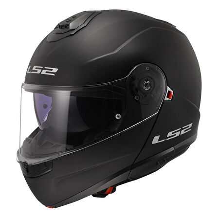 LS2 STROBE 2 MAT SİYAH ÇENE AÇILIR KASK