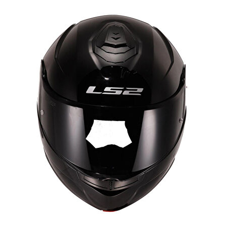 LS2 STROBE 2 SİYAH ÇENE AÇILIR KASK