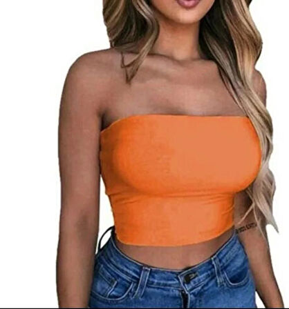 GARDIROZA kadın Straplez Crop Bluz Kısa Crop Askısız Crop Askısız Bluz