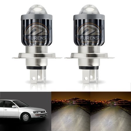 Toyota Corolla Efsane Kasa Uyumlu Mercek Led Xenon Şimşek Etkili Tek Renk Beyaz