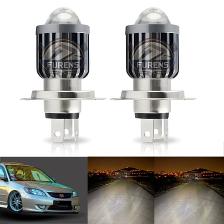 Honda Civic V-Tec 2 Mercek Led Xenon Uzun - Kısa Tek Renk Beyaz