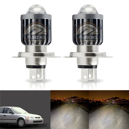 Honda Civic İes Mercek Led Xenon Uzun - Kısa Tek Renk Beyaz