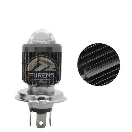 H4 Zenon 3 Fişli Motorsiklet Farı Çift Devre Uzun Kısa 12v Tek Adet Fiyatıdır