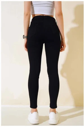 LİKRALI YÜKSEK BEL SKİNNY FİT JEANS PANTOLON