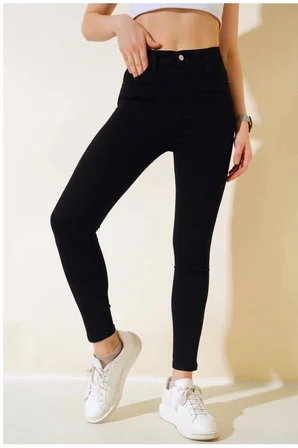 LİKRALI YÜKSEK BEL SKİNNY FİT JEANS PANTOLON