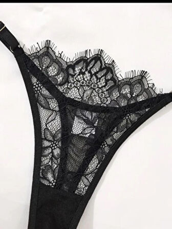 Telli Dantelli Sütyen Külot Takımı