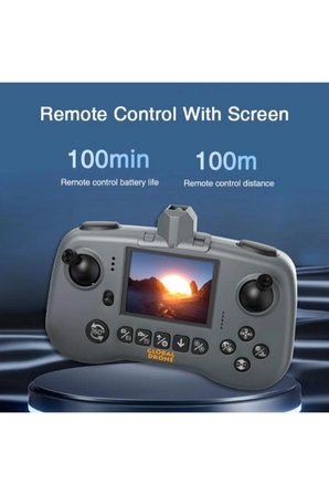 GD12 güçlü fırçasız Motor 4k kamera 2 batarya tasıma cantalı kulaklık ve akıllı bileklik hediyeli
