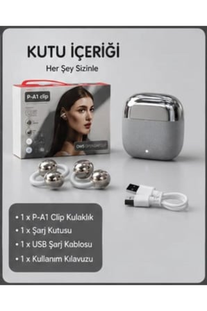 P-A1 – Yapay Zekâ Destekli Çeviri Özellikli Açık Kulak Bluetooth Kulaklık