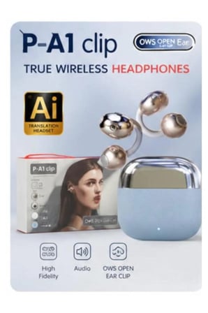 P-A1 – Yapay Zekâ Destekli Çeviri Özellikli Açık Kulak Bluetooth Kulaklık